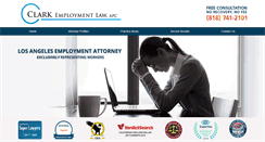 Desktop Screenshot of clarkemploymentlaw.com