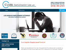 Tablet Screenshot of clarkemploymentlaw.com